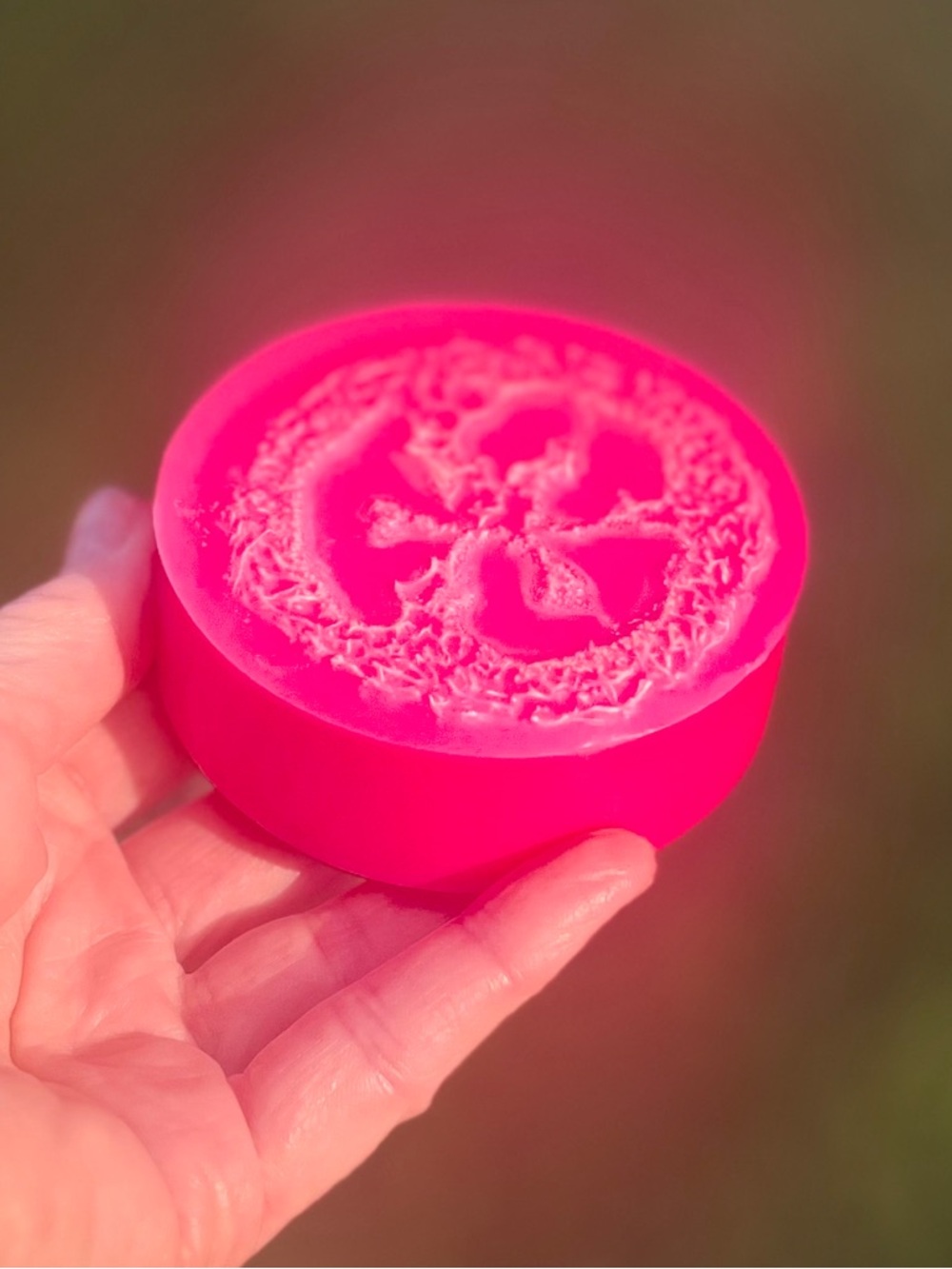 Hand Crafted -  Cherry Blossom Loofah Soap